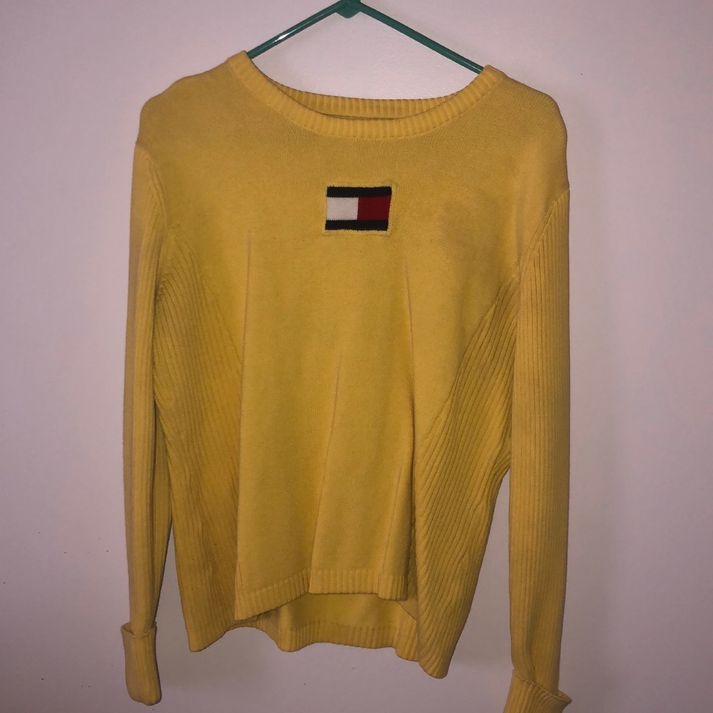 Tommy Hilfiger yellow sweater